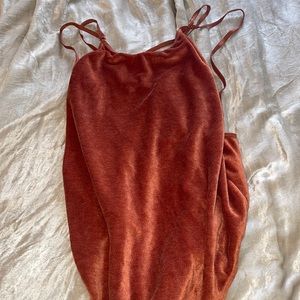 Free people velvet body suit size m